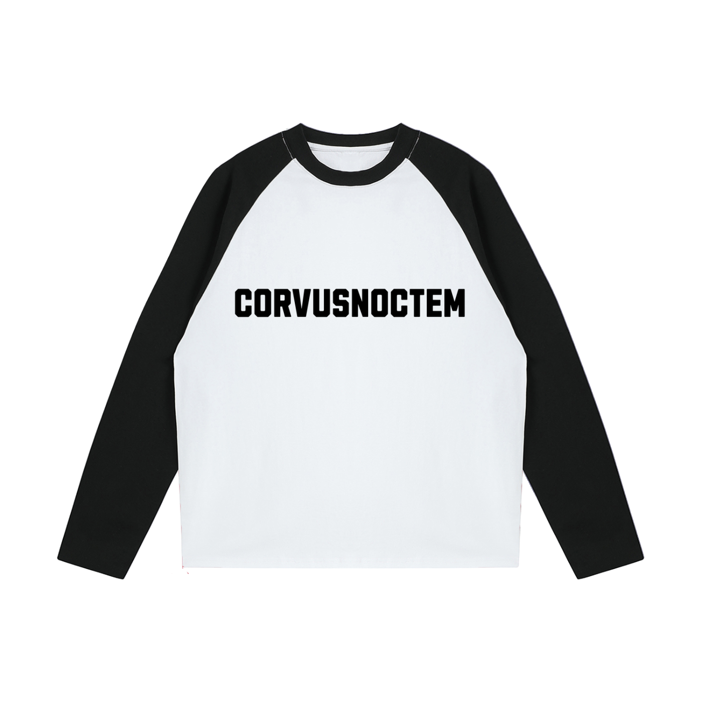 CORVUSNOCTEM - Color-Blocked Raglan Long-Sleeve T-Shirt