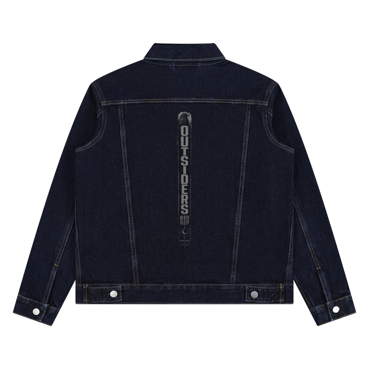 CORVUSNOCTEM - Unisex Vintage Wash Denim Jacket