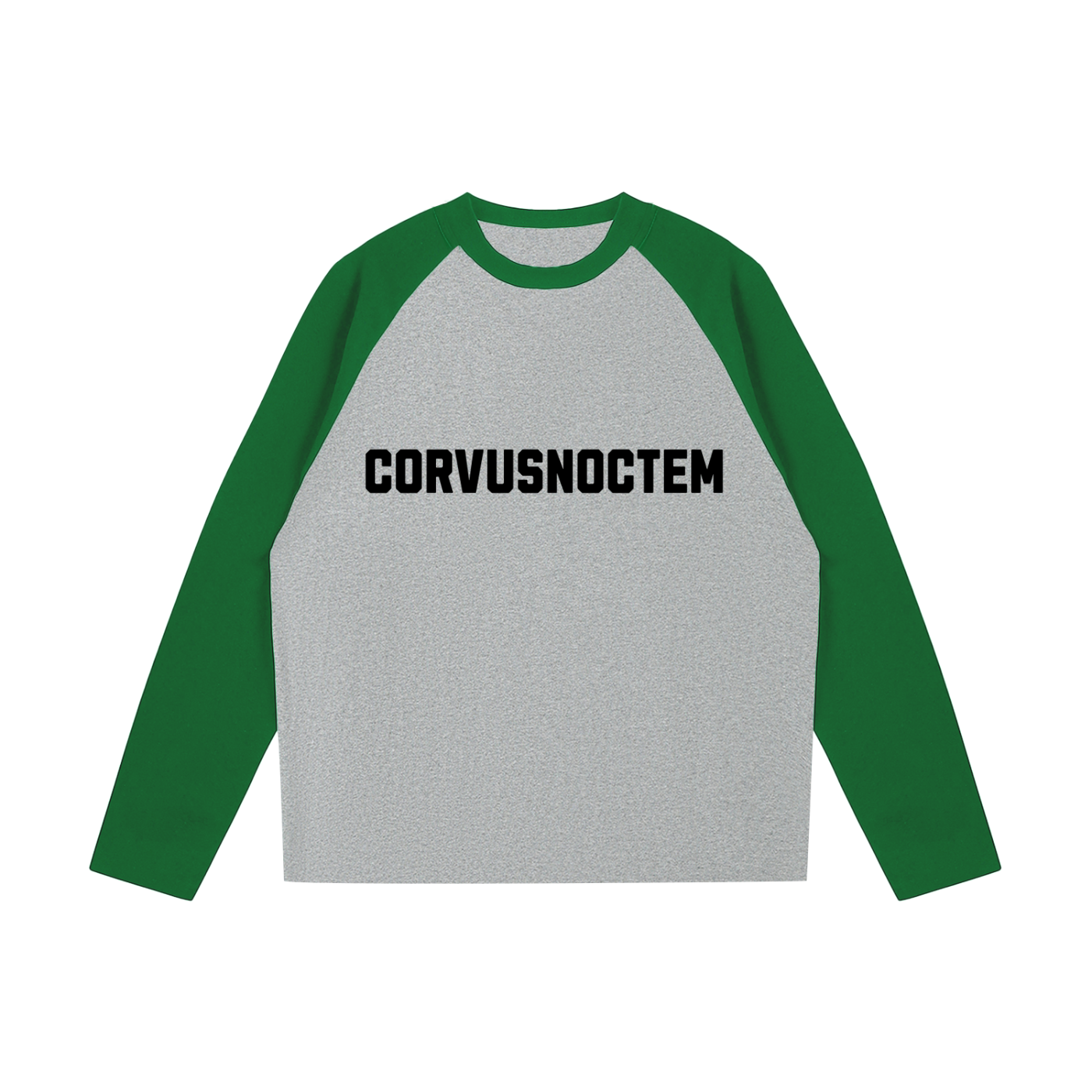 CORVUSNOCTEM - Color-Blocked Raglan Long-Sleeve T-Shirt